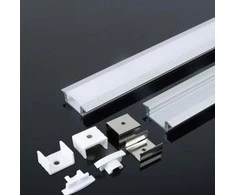 LED juostos profilis V-TAC, aliuminis, 2000x24.7x7mm, baltos spalvos.