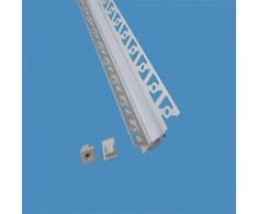 LED juostos profilis V-TAC, aliuminis, 2m, ovalo formos, baltos spalvos.