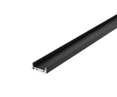 LED juostos profilis VARIO30-01 ACDE-9/TY, juodas, 2m