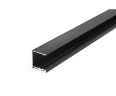LED juostos profilis VARIO30-03 ACDE-9/TY, juodas, 2m