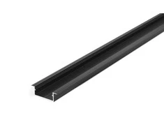 Bikuvalt LED juostos profilis VARIO30-06 ACDE-9/U9, juodas, 2m