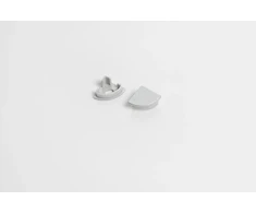 LED kampinio profilio užbaigimai IONIK 16MM, pilki, 2vnt.