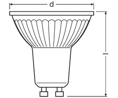 Bikuva.lt LED lemputė PARATHOM© PRO PAR16 35 36° 3.7 W/3000K GU10