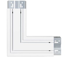 LED linijinio šviestuvo LINEAR INDIVILED kampinis sujungimas, baltas