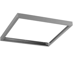 LED panelės 60x60cm rėmelis PANEL, pilkas