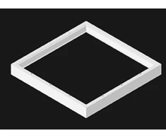 Bikuvalt LED panelės BACKPANEL paviršinio montavimo rėmelis, baltas, 60x60cm