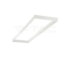 V-tac LED panelės išorinio montavimo rėmelis, 120x30cm, baltas