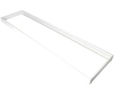 LED panelės LOUVER paviršinio montavimo rinkinys, 120x30cm, baltas