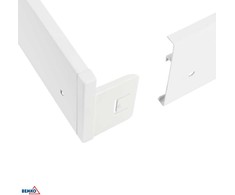 Bemko LED panelės montavimo rėmelis, baltas, 120x30cm