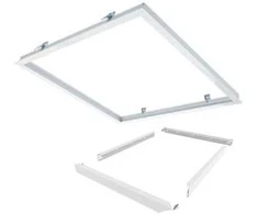 Visional LED panelės rėmelis, 600x600mm, baltas, skirtas montavimui prie lubų