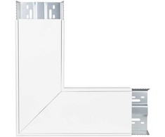 LED paviršinio/pakabinamo linijinio šviestuvo LINEAR INDIVILED kampinis sujungimas, baltas