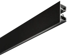 LED paviršinis profilis DUAL, juodas, 2m