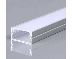 V-tac LED paviršinis profilis su dangteliu, sidabro sp., 2m