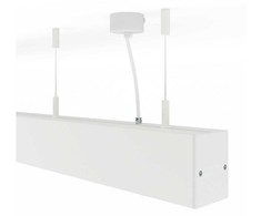 LED profilio laikiklis, baltas