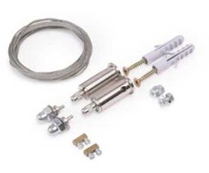 LED profilio pakabinimo elementas 3000mm, 2vnt. komplektas