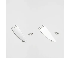 LED profilio užbaigimai TRIM, balti, 2vnt.