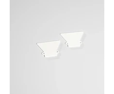 LED profilio užbaigimai WING, baltos sp., 2vnt.