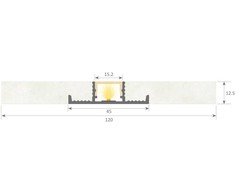LED profilis PLASTERLED, 5x2m pakuotė