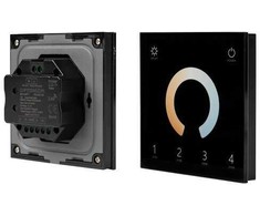 LED valdiklis, liečiamu ekranu, juodas, DMX512, RF 2.4Ghz