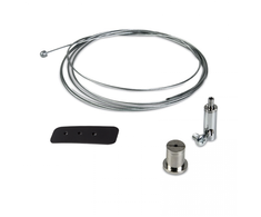 Lenkto magnetinės sistemos ZAMBELIS MAGNETIC bėgelio pakabinimo rinkinys, metalo sp., 2m, 22121