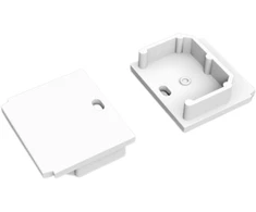 Bikuva.lt LINEA-IN20 TRIMLESS užbaigimo elementai su skyle, balti