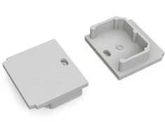 Bikuva.lt LINEA-IN20 TRIMLESS užbaigimo elementai su skyle, pilki