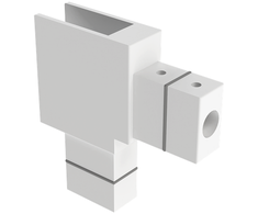 Linijinės sistemos EASY LINK bėgelio L formos sujungimas, baltas, K1002340B