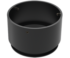 Linijinės sistemos PIPE montavimo elementas, juodas, 1TUB0033N