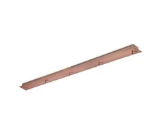Pakabinamas šviestuvas Ideal Lux Tvirtinimo Elementas Rosone Lineare 5 Luci Rame Brunito