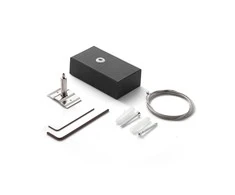 Pakabinamas šviestuvas Ideal Lux Pakabinimo Rinkinys Steel Kit Single Steel Cable 2 Mt + Bk Ceiling Cup
