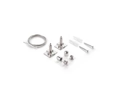 Pakabinamas šviestuvas Ideal Lux Pakabinimo Rinkinys Steel Kit Single Steel Cable 2 Mt