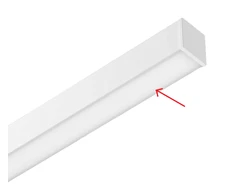 Linijinio šviestuvo X-LINE dangtelis, 1122mm