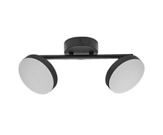 Lubinis šviestuvas 10,5W LED paviršinis šviestuvas SPOT MOON, juodas, 3000K