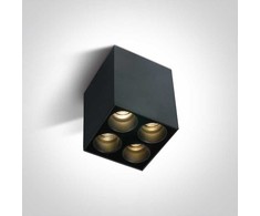 Lubinis šviestuvas 10W LED paviršinis šviestuvas, juodas, 3000K, 12406C/B/W
