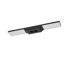 Lubinis šviestuvas 10W LED paviršinis šviestuvas UNDERCABINET, juodas, 3000K, dimeriuojamas
