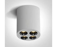 Bikuva.lt 10W paviršinis šviestuvas, baltas, 3000K, 12110H/W/W