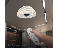 Lubinis šviestuvas V-tac 120W LED paviršinis lubų šviestuvas, baltas, 3000/6500K, dimeriuojamas, su nuotolinio valdymo pulteliu