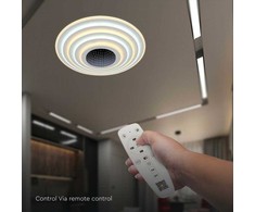 Lubinis šviestuvas V-tac 125W LED paviršinis lubų šviestuvas, baltas, 3000/6500K, dimeriuojamas, su nuotolinio valdymo pulteliu
