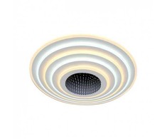 Lubinis šviestuvas V-tac 125W LED paviršinis lubų šviestuvas, baltas, 3000/6500K, dimeriuojamas, su nuotolinio valdymo pulteliu