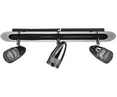 Lubinis šviestuvas Luminaire Center 12,6W LED paviršinis šviestuvas ALBANE, chromo sp./skaidrus, 3000K