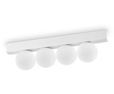 Lubinis šviestuvas Ideal Lux 12W LED paviršinis šviestuvas PING PONG, baltas, 3000K, 328232