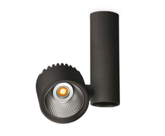Lubinis šviestuvas 12W paviršinis akcentinis šviestuvas ZEN TUBE SURFACE, 3000K, juodas