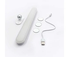 Lubinis šviestuvas Bikuvalt 1,5W LED belaidis įkraunamas šviestuvas CLICK PREMIUM, baltas, 3000-6500K