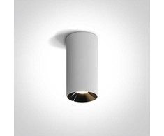 Lubinis šviestuvas 15W LED cilindro formos šviestuvas, baltas, 3000K, 12115D/W/W