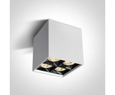 Lubinis šviestuvas 15W LED paviršinis šviestuvas, baltas, 3000K, 12406B/W/W