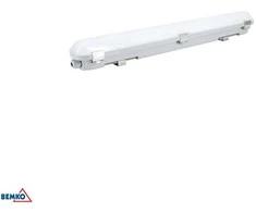 Lubinis šviestuvas Bemko 16W LED linijinis šviestuvas ALWIR, pilkas, 4000K, IP66