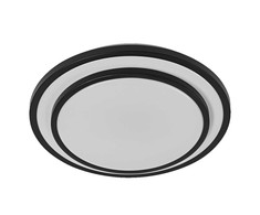 Lubinis šviestuvas 16W LED paviršinis šviestuvas ORBIS BERLIN, juodas, 3000K