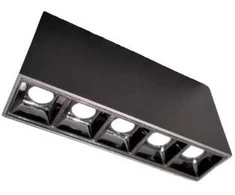 Lubinis šviestuvas Bikuvalt 16W LED paviršinis šviestuvas ADEN, juodas, 3000K, 4287400