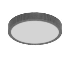 Lubinis šviestuvas 16W LED paviršinis šviestuvas ORBIS MATTEO, pilkas, 3000K, dimeriuojamas