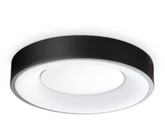 Lubinis šviestuvas Ideal Lux 15W LED paviršinis šviestuvas PLANET, juodas, 3000K, 328140
